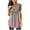 #3-Pink, variant on Pntutb Womens Plus Size Fashion V-Neck Gradient Printed Tunic Tops Buttons Short Sleeve T-Shirt Blue L
