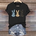 thumbnail image 1 of Haivin Womens 2026 Summer Round Neck Loose Tops Easter Printed Fashion Blouse T Shirt Casual Short Sleeve Shirts, 1 of 6