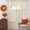 Yellow, variant on Sage Green Striped Swag Valances for Windows, Small Curtains Drapes, Modern Boho Vertical Stripes Beige Kitchen Window Curtains Over Sink Window Treatment Valance for Bedroom/Bathroom 56"x36"