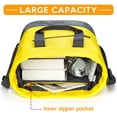 thumbnail image 5 of MURMUREY Drawstring Sports Backpack Lightweight Nylon Backpack Water-Resistant Lightweight Yoga Bag PooMURMUREY l Bag Casual Outdoor（Yellow）, 5 of 6