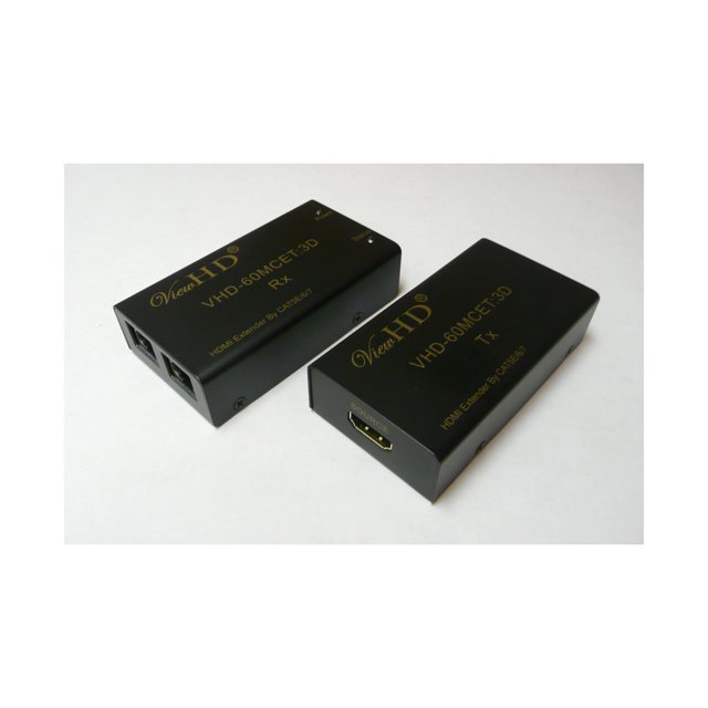 ViewHD HDMI Extender via CAT5e / CAT6 / CAT7 Over 60 Meter / 180 Feet Best Compatibility