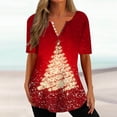 thumbnail image 6 of Women Short Sleeve Fashion Loose Fitting Leisure Chiffon Christmas gift Thin section Durable Sexy Lining White Trendy Short Sleeve Size M, 6 of 6