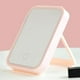 thumbnail image 2 of Espejo de maquillaje de viaje con luz LED, portátil, iluminado, recargable por USB Luz individual rosa, 2 of 8