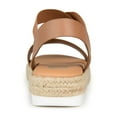 thumbnail image 4 of Journee Womens Caroline Strappy Espadrille Sandals, 4 of 9