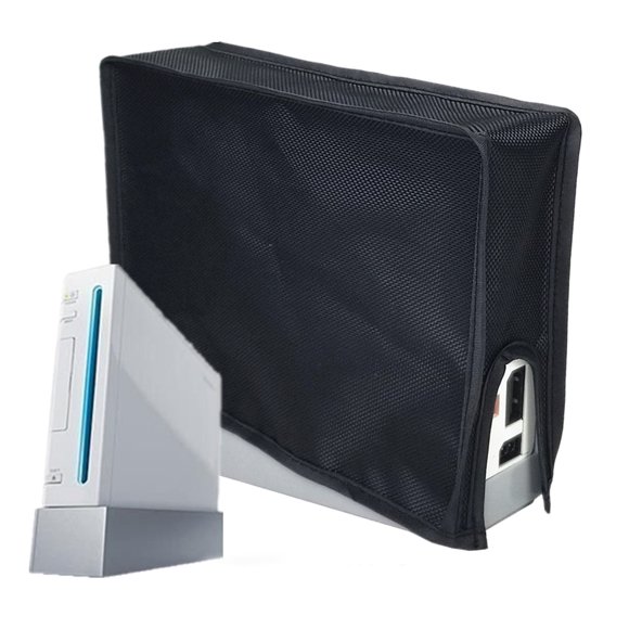 Dust Cover for Wii Console Gaming Accessories Vertical Dust Cover Protective Cover Anti-Scratch Dustproof Sleeve,Washable Oxford Cloth Bag