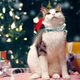 thumbnail image 2 of YIKA Christmas Cats Collar With Bells - 1 Pack Red Green Christmas Kittens Collar Christmas Collar For Kittens D, 2 of 6
