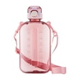 thumbnail image 1 of Botella deportiva versátil de policarbonato de 750 ml, ligera y duradera, a prueba de fugas. Rosa, 1 of 9