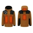 thumbnail image 2 of Busydd Heated Jacket for Men and Women with 4 Heating Zones USB Rechargeable Heated Coats Fashion Unisex Long Sleeve Warming Winter Jacket Casual Zipper Pockets Hooded Windbreaker Jacket, 2 of 3