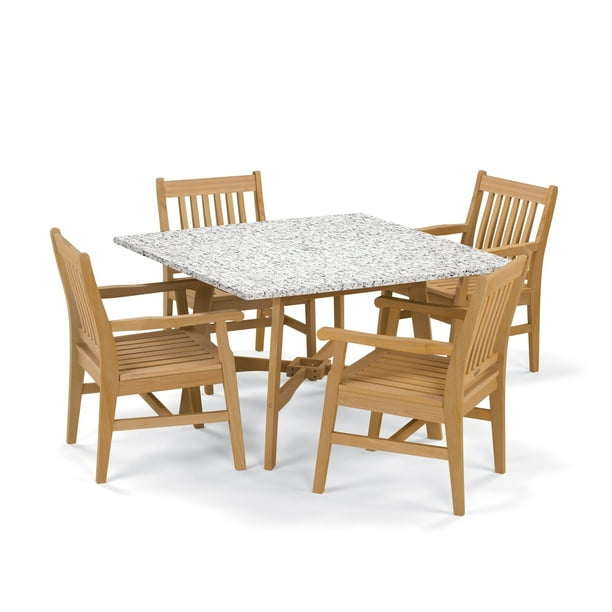 Oxford Garden Wexford Sa Wood 5 Piece Patio Dining Set Com Sa Wood 5 Piece Patio Dining Set, Oxford Garden Furniture Louisville Ky