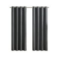 thumbnail image 4 of Eclipse Auden Traditional Black Grommet Blackout Single Curtain Panel, 52" x 84", 4 of 5