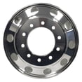 thumbnail image 4 of TheWheelDepot 22.5 x 8.25 Inch Polished Silver Forged Aluminum 10 Lug Wheel, 1 Pack, 4 of 7