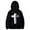 Black, variant on LUOGENLI Mens Hoodies Pullover Camo Male Long Sleeve Hooded Sweatshirt Solid Color Back Print Sweatshirt Men Hoodies Black Green Size XL