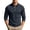 Navy, variant on Long Sleeve Polos Shirt For Men Fashion Casual Breathable Golf T Shirts Lapel Button Business Office Wear (XL, Army Green)