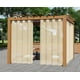 thumbnail image 1 of Cortinas transparentes de tela impermeable ABCCANOPY para patio exterior, 1 of 8