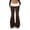 Coffee, variant on Stralyhd Yoga Pants Women Loose Color Block Palazzo Sweatpants Summer Sweat Jogger Pants Low Rise 2026 Flared Leggings Y2k Pants Coffee XS