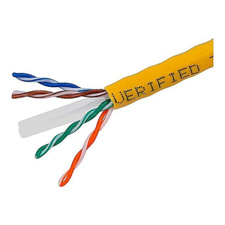UPC: 0844660081098 | Monoprice 108109 1000  CAT-6 Ethernet Network Cable Yellow