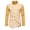 Yellow, variant on Men's Long Sleeve Dress Shirt Retro Slim Fit Asymmetric Button Stand Blouses Irregular Hem Business Golf Tops