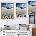 thumbnail image 4 of Designart "Dancing on the Beach Dunes I" Landscape & Nature Floater Framed Wall Art Print, 4 of 7