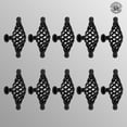 thumbnail image 2 of Black Wrought Iron Birdcage Cabinet Pull 3.5" L Pulls Decorative Handles with Screws Pack of 10 Renovators Supply, 2 of 8