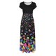 thumbnail image 4 of ICHUANYI Clearance Women's Floral Print Colorful Summer Dress Short Sleeve Dresses Beach Casual Maxi Sundress(Multicolor, XXL) ICHUANYI WER2023081116382, 4 of 5