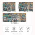 thumbnail image 2 of Yayeee Pillowcase Standard Size Set of 2 Satin Wrinkle Resistant Pillow Case, Large Retro Collection Pattern, 2 of 7