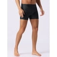 thumbnail image 2 of DARING DIVA Men's Casual Summer Solid Color Swimming Training Swim Trunks 28 Black, 2 of 6