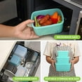 thumbnail image 4 of EuChoiz Reusable Silicone Food Storage Containers, Food Grade BPA Free Fresh-Keeping Box, 3Pcs, 4 of 8