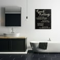 thumbnail image 2 of Stupell Industries Guest Rating Five Star Bathroom Black Funny Word Design Canvas Wall Art by Daphne Polselli, 2 of 5