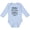 AE-Light Blue, variant on Inktastic Trigeminal Neuralgia Awareness Pain Isn't Always Visible Boys or Girls Long Sleeve Baby Bodysuit