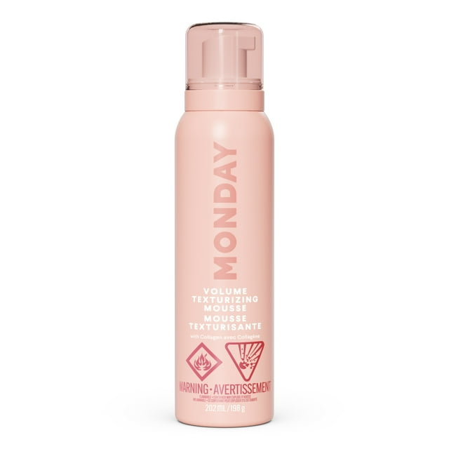 MONDAY Haircare VOLUME Texturizing Mousse with Hydrolysed Collagen – For Instant Texture & Volume