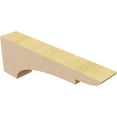 thumbnail image 5 of 2"W x 12"D x 4"H Thin Yorktown Rough Cedar Woodgrain TimberThane Corbel, Primed Tan, 5 of 6