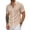 Yellow, variant on Zimjoy Men's Linen Shirts Classic Fit Casual Striped Short Sleeve Shirts Button Down Shirts for Men Beach Summer Wedding Tops, Dark Blue L