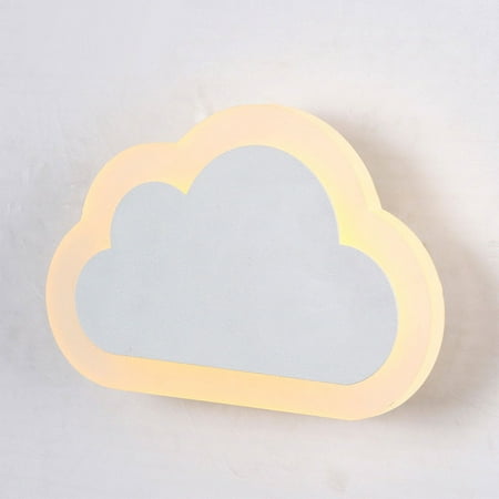 Led Night Light Cloud Wall Lamp Bedroom Acrylic Nursery Lights Home Indoor Lighting Decor For Kids Baby Children Warm White Led Night Light Cloud Wall Lamp Bedroom Acrylic Nursery Lights Home Indoor Lighting Decor For Kids Baby Children Warm White