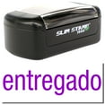 thumbnail image 1 of Slim Pre-Inked Entregado Stamp, Slim 1444, Ultra Slim Design, Impression Size 1/2" by 1-3/4", Up to 25,000 Impressions - Purple Ink, 1 of 10