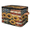 Multicolor 2, variant on ADECORIVY American Flag Storage Bin with Lid Fabric Funny Eagles Foldable Storage Baskets Boxes for Clothes Shelves Closet Organizer Containers with Leather Handles for Wardrobe
