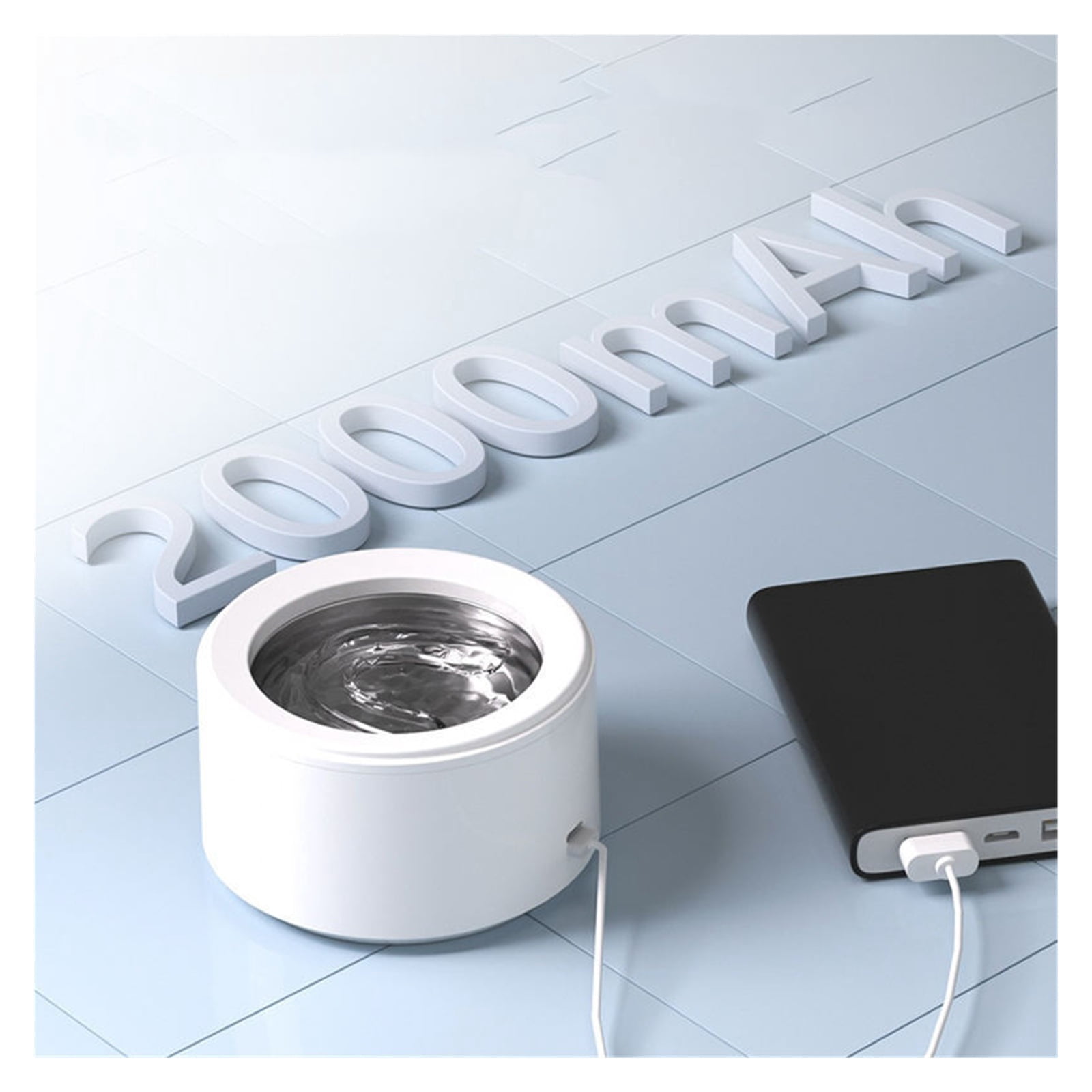 Portable 150mL Denture Cleaning Machine Mini Ultrasonic Retainer Cleaner