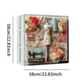 thumbnail image 1 of Hogar y jardín, adornos de decoración, talleres de costura florales vintage, rompecabezas, regalo para artesanos, un rompecabezas, 1 of 5