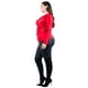 thumbnail image 2 of Blusa elegante de satén Roman Fashion Talla Extra 42 Rojo, 2 of 6