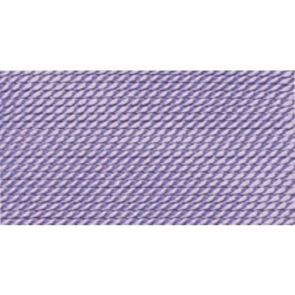 100% Silk Beading Thread, Lilac, Size 6, 10 Pack