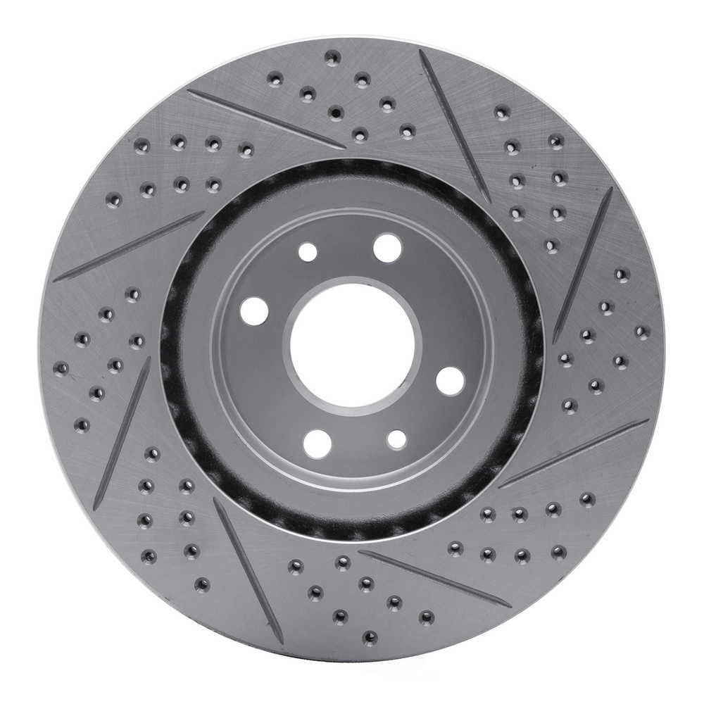 Dynamic Friction Company 830-07004L DFC Geoperformance Rotor - Drilled and Slotted