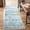 Teal / Ivory, variant on Bloom Rugs Caria Washable Non-Slip 10 ft Runner - Teal/Ivory Geometric Runner for Entryway, Hallway, Bathroom, and Kitchen - Exact Size: 2'6" x 10'
