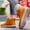 Orange, variant on Women's Rain BOOTS Fashionable Low Cut Rubber Boots Non Outdoor Work Shoes All Season Comfortable Casual Wear Lightweight Portable Garden Shoes