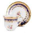 thumbnail image 2 of Porcelain Cup for Mocha Cappuccino Tea and Coffee 7.77 fl oz (230 ml) Gardens of Versailles Porcelain Tea Cup and Saucer Set Pretty Tea Cup with Matching Saucer, 2 of 9