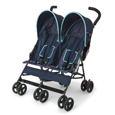 Delta Children LX Side by Side Double Stroller, Night (Best 2 Child Stroller)