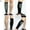 Black + Grey, variant on SPRING PARK 1Pc Calf Compression Sleeve for Women and Men,Leg Brace for Running, Cycling, Shin Splint Support for Working Out