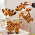 thumbnail image 6 of Giraffe Stuffed Animal-12'' Baby Giraffe Plush Toys Gift for Kids Boys Girl,Brown Scarf Deer Plush, 6 of 7