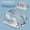 01#Light Blue, variant on Bxaolu Grid Clear Pencil Case Large Capacity Pencil Case Big Pencil Pouch With Zipper Simple Makeup Bag Aesthetic Pen Bag for Women Men Multi-Purpose Bag for Home Office, Pink
