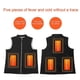 thumbnail image 3 of Heated Vest Polar Fleece Washable Heated Jacket USB Rechargeable Heating Body Warmer Vest, 3 of 4