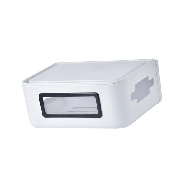 Caja de almacenamiento para el hogar, a prueba de mascotas, accesorio para colgar en la pared para sala de estar Blanco s Zulema Caja de almacenamiento