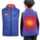 thumbnail image 5 of Camiseta de tirantes con cuello alto y estampado de moda, ropa inteligente con calefacción a temperatura constante para niños y niñas., 5 of 7